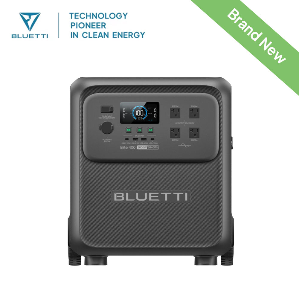 BLUETTI Elite 400 2600W 3840Wh - Solar Emergency Charger review and price